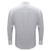 Sharp Armor Button-Up Shirt WHITE/SILVER
